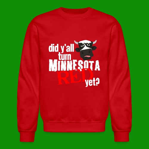 Turn Minnesota Red - Unisex Crewneck Sweatshirt