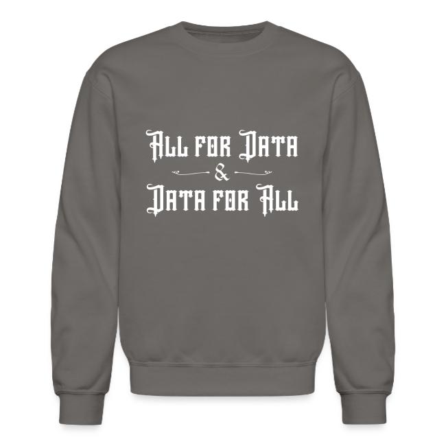 All for Data, Data for All (dark)