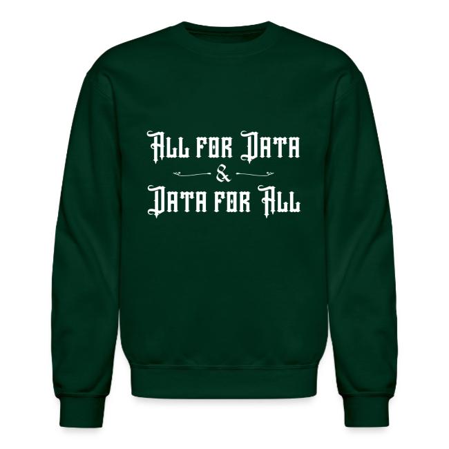 All for Data, Data for All (dark)