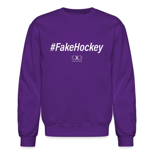 #FakeHockey - Unisex Crewneck Sweatshirt