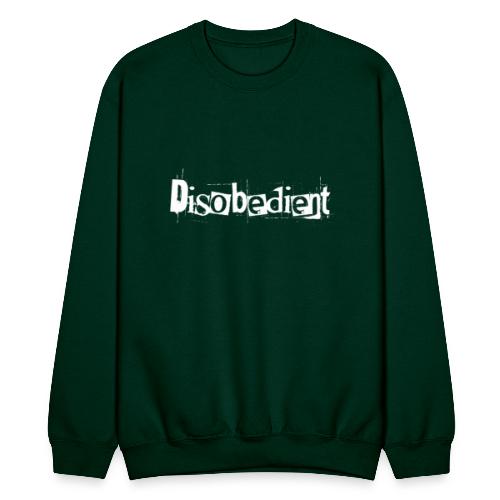 Disobedient Bad Girl White Text - Unisex Crewneck Sweatshirt