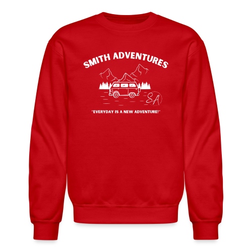 Mountain Road Trip Smith Adventures - Unisex Crewneck Sweatshirt