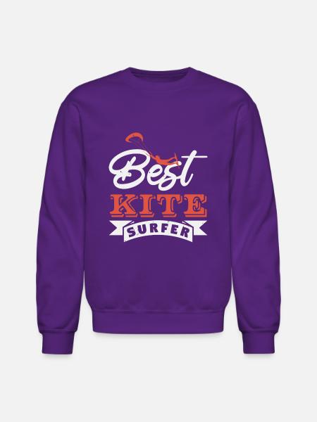 Kite Best - Unisex Crewneck Sweatshirt - purple
