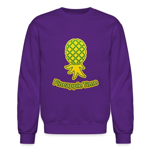 Swingers - Pineapple Time - Transparent Background - Unisex Crewneck Sweatshirt