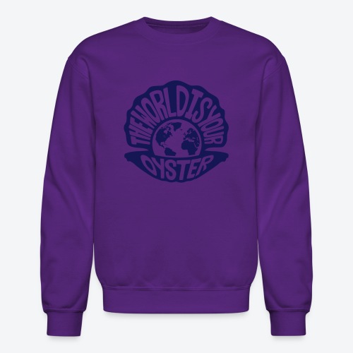The World Is Your Oyster - Dark - Unisex Crewneck Sweatshirt
