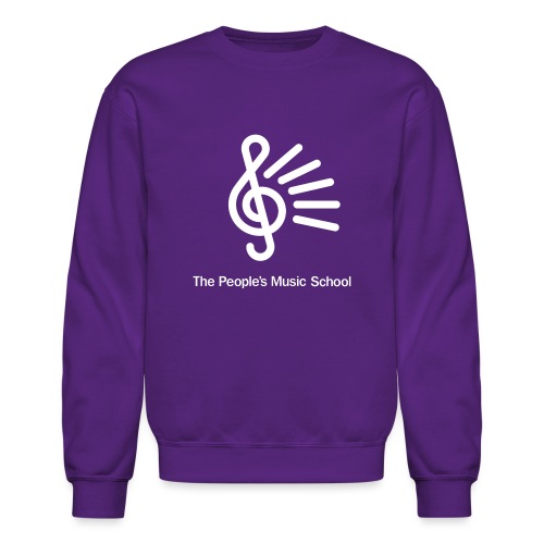 Treble Clef The People's Music School - Unisex Crewneck Sweatshirt