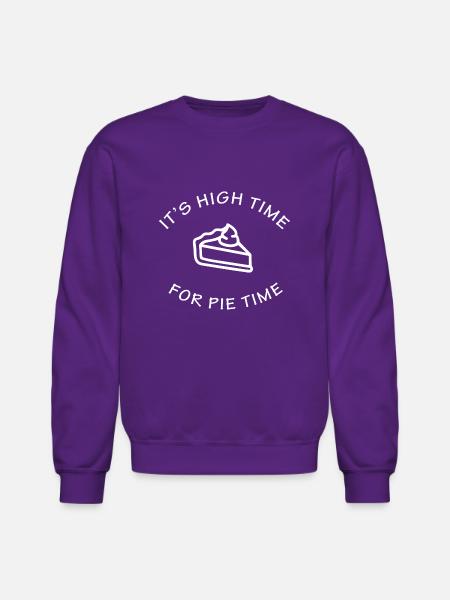 Pumpkin Pie - Unisex Crewneck Sweatshirt - purple
