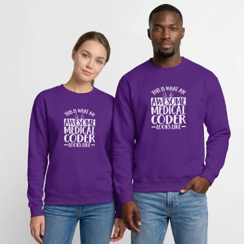 Awesome Medical Coder - Unisex Crewneck Sweatshirt