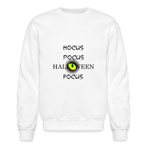 Hocus Pocus Halloween Focus Word Art - Unisex Crewneck Sweatshirt