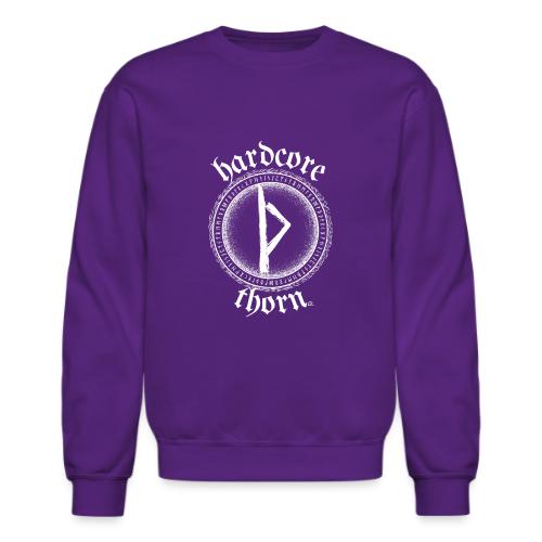 Hardcore Thorn (white design) - Unisex Crewneck Sweatshirt