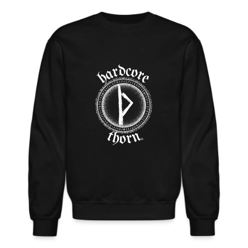 Hardcore Thorn (white design) - Unisex Crewneck Sweatshirt
