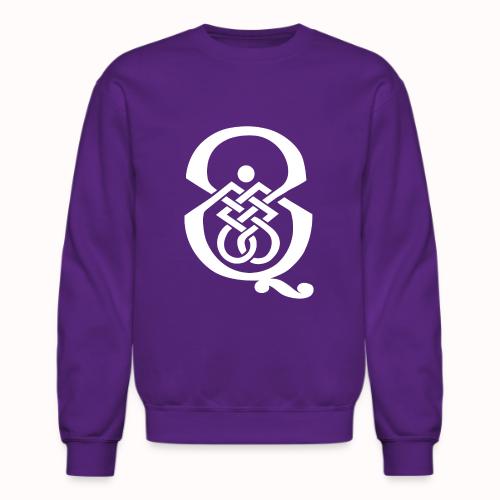 qcpb white logo - Unisex Crewneck Sweatshirt