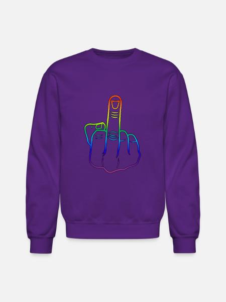 Small Gesture - Unisex Crewneck Sweatshirt - purple