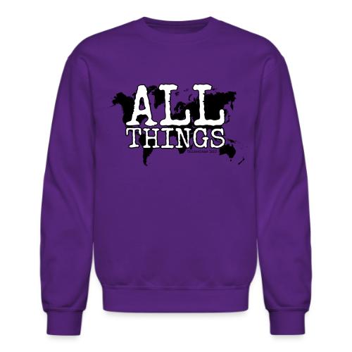 All Things World Map - Unisex Crewneck Sweatshirt