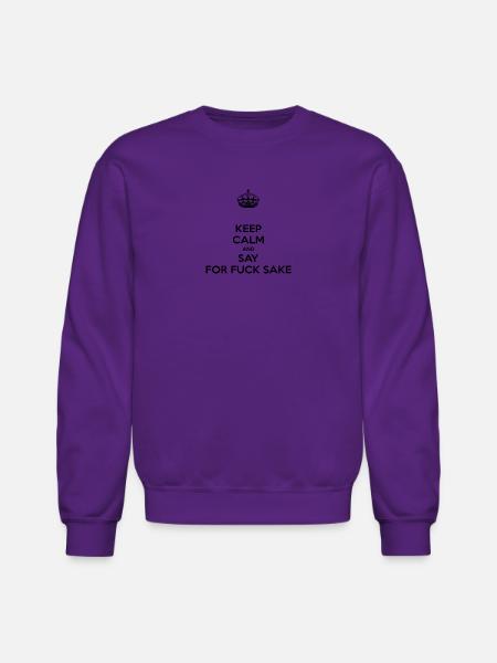 Fuck Sake - Unisex Crewneck Sweatshirt - purple