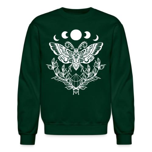 Lunar Moth Cycle - Unisex Crewneck Sweatshirt