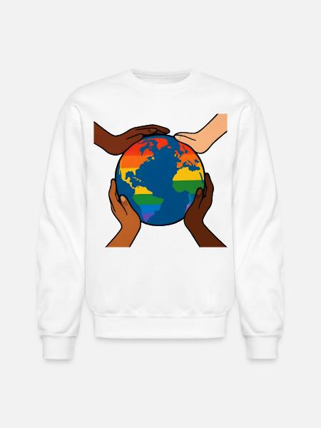 Unity in Diversity - Unisex Crewneck Sweatshirt - white