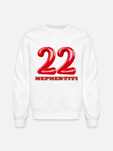 Nefertiti - Unisex Crewneck Sweatshirt - white