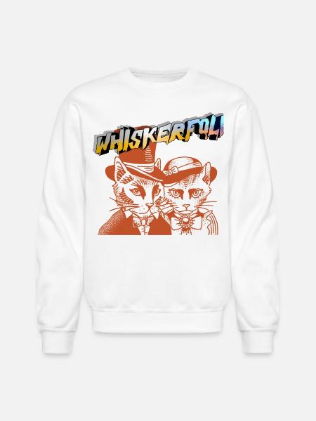 WHISKERLORE - Unisex Crewneck Sweatshirt - white