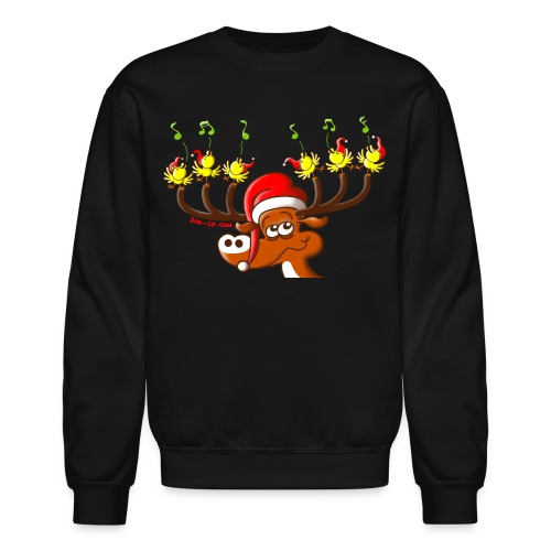 Birds' and Deer's Christmas Concert - Unisex Crewneck Sweatshirt