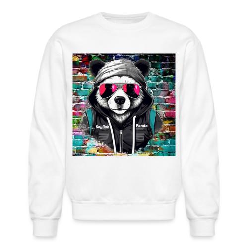 Stylish panda 2 - Unisex Crewneck Sweatshirt