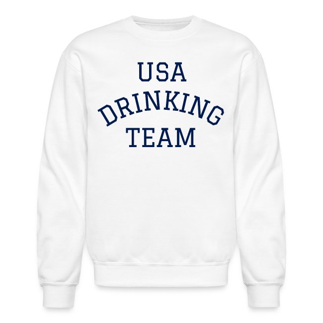 USA Drinking Team (varsity blue letters version)