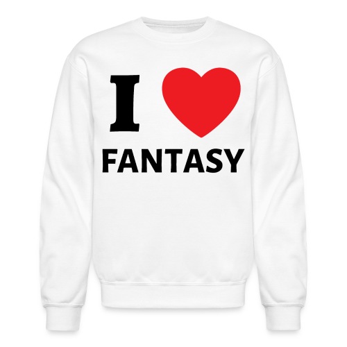 I Heart Fantasy - I Love Fantasy - Unisex Crewneck Sweatshirt