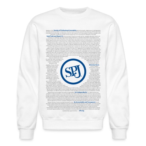 SPJ Code of Ethics - Unisex Crewneck Sweatshirt