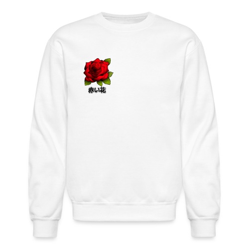 Red Flower Aesthetic Japanese - Unisex Crewneck Sweatshirt