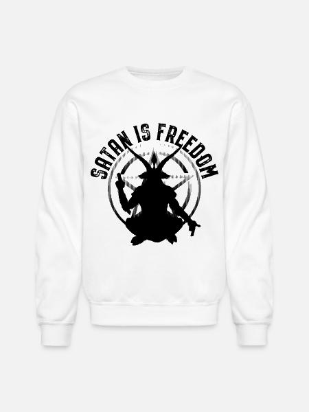 Satanist - Unisex Crewneck Sweatshirt - white