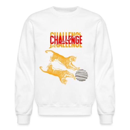 Double tiger fashion, jungle feline animals. - Unisex Crewneck Sweatshirt