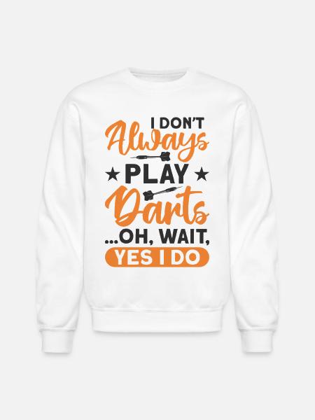 Darts Dart Player - Unisex Crewneck Sweatshirt - white