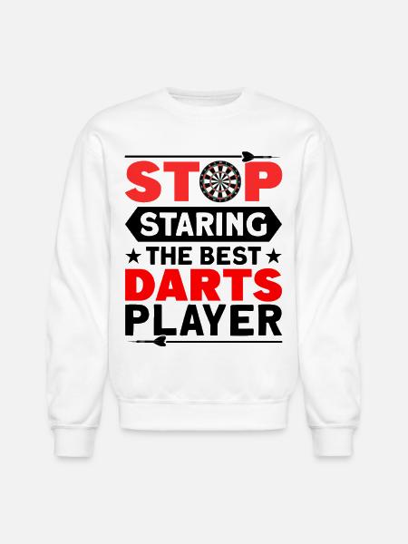 Darts Dart Player - Unisex Crewneck Sweatshirt - white