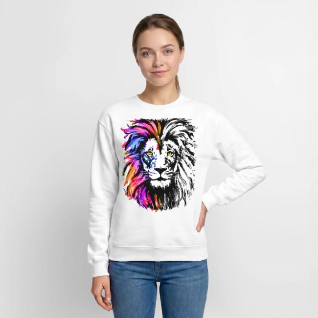 Lion Head Portrait Drawing - Cool Lion