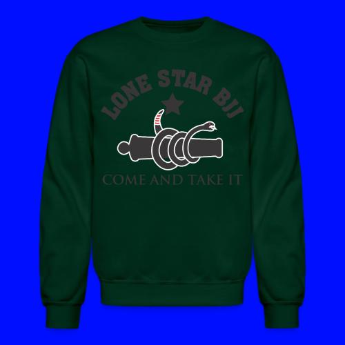 Lone Star BJJ - Come and Take It - Black and Red - Unisex Crewneck Sweatshirt