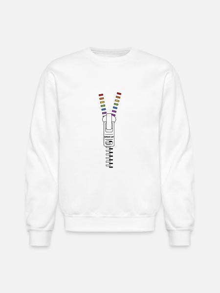 Open Up - Unisex Crewneck Sweatshirt - white