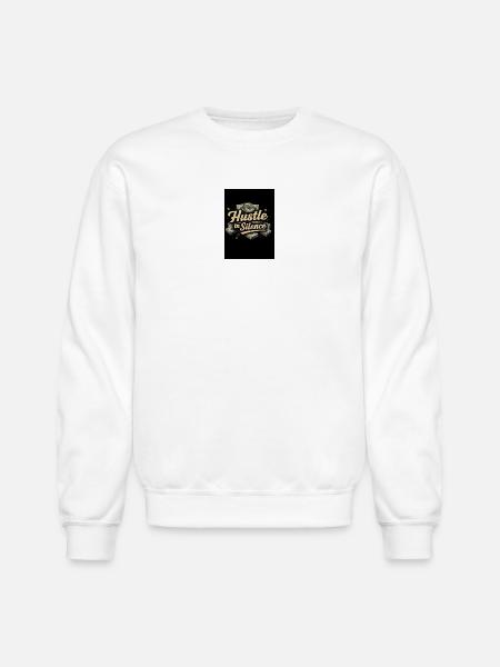 Motivational & Comfy Tee - Unisex Crewneck Sweatshirt - white