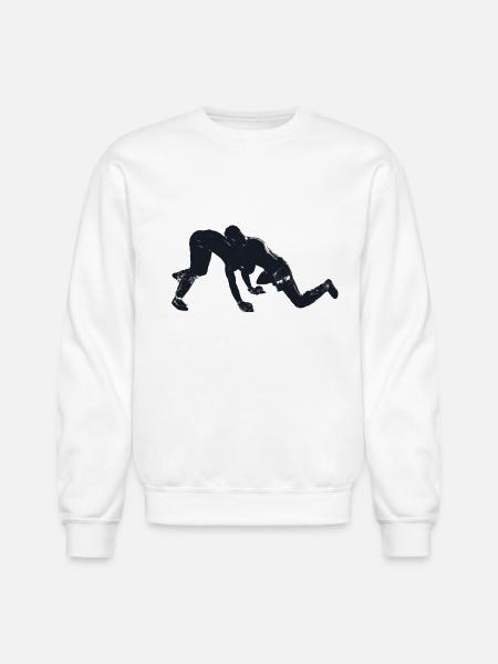wrestling - Unisex Crewneck Sweatshirt - white