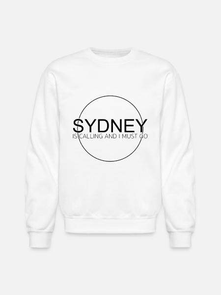 sydney saying - Unisex Crewneck Sweatshirt - white