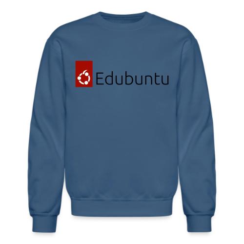Edubuntu Logo 2023 - Black - Unisex Crewneck Sweatshirt