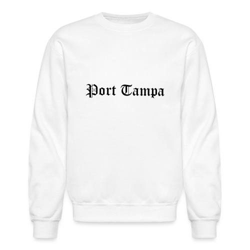 Port Tampa - Black - Unisex Crewneck Sweatshirt