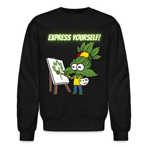 Erykah Im Thru Express Yaself Tee - Unisex Crewneck Sweatshirt