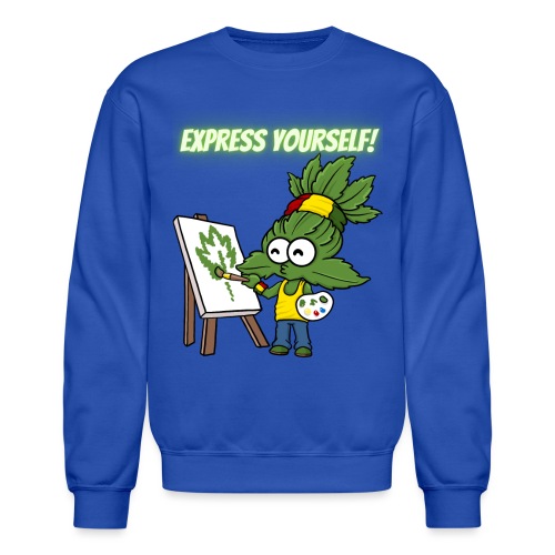 Erykah Im Thru Express Yaself Tee - Unisex Crewneck Sweatshirt