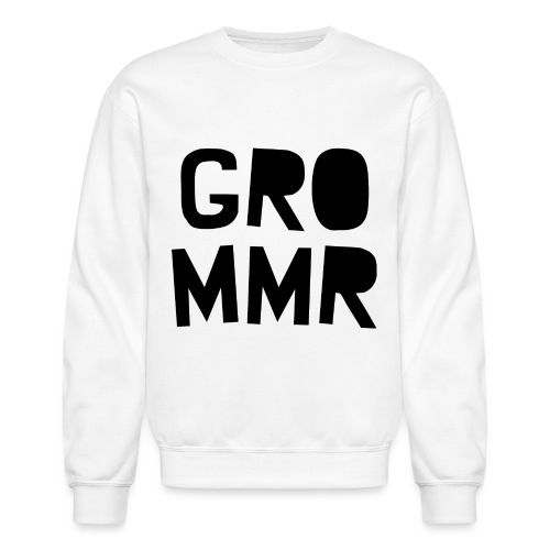 Stylized Grommr Name (Black) - Unisex Crewneck Sweatshirt