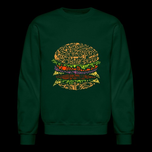 Food Lover Burger - Unisex Crewneck Sweatshirt