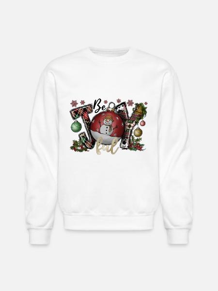 Be Joy Ful - Unisex Crewneck Sweatshirt - white