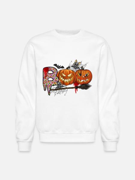 Boo - Unisex Crewneck Sweatshirt - white
