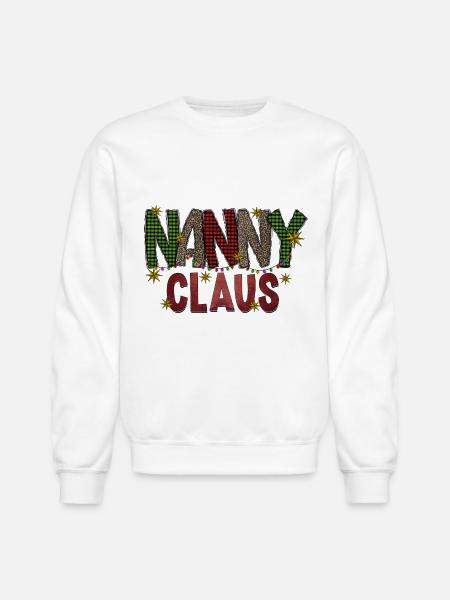 Nanny Claus - Unisex Crewneck Sweatshirt - white