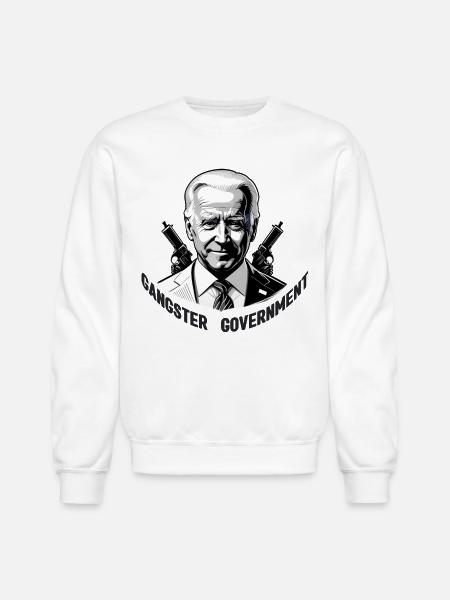 The Gangster Government - Unisex Crewneck Sweatshirt - white