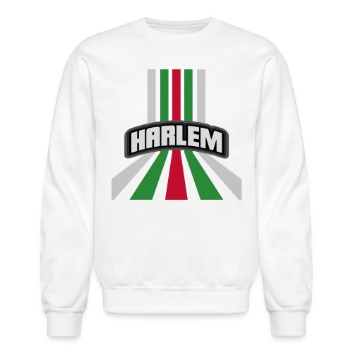 Harlem Red Black & Green - Unisex Crewneck Sweatshirt